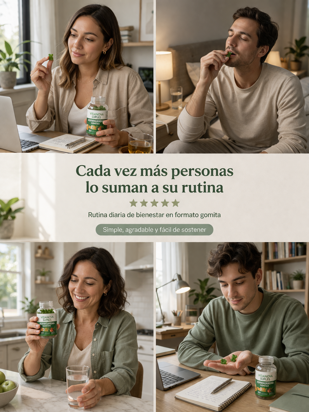 Ashwagandha en Gomitas sabor manzana