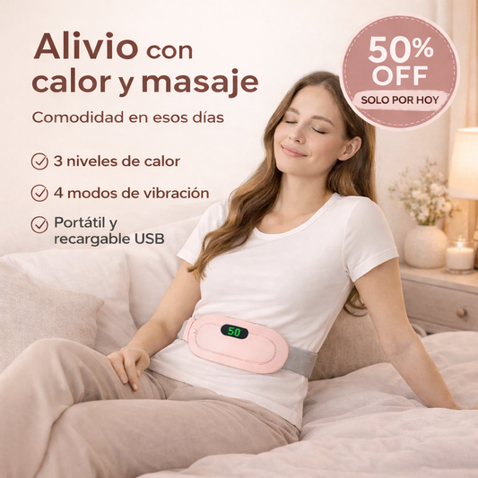 CalorFemme™ Cinturón Térmico con Masaje