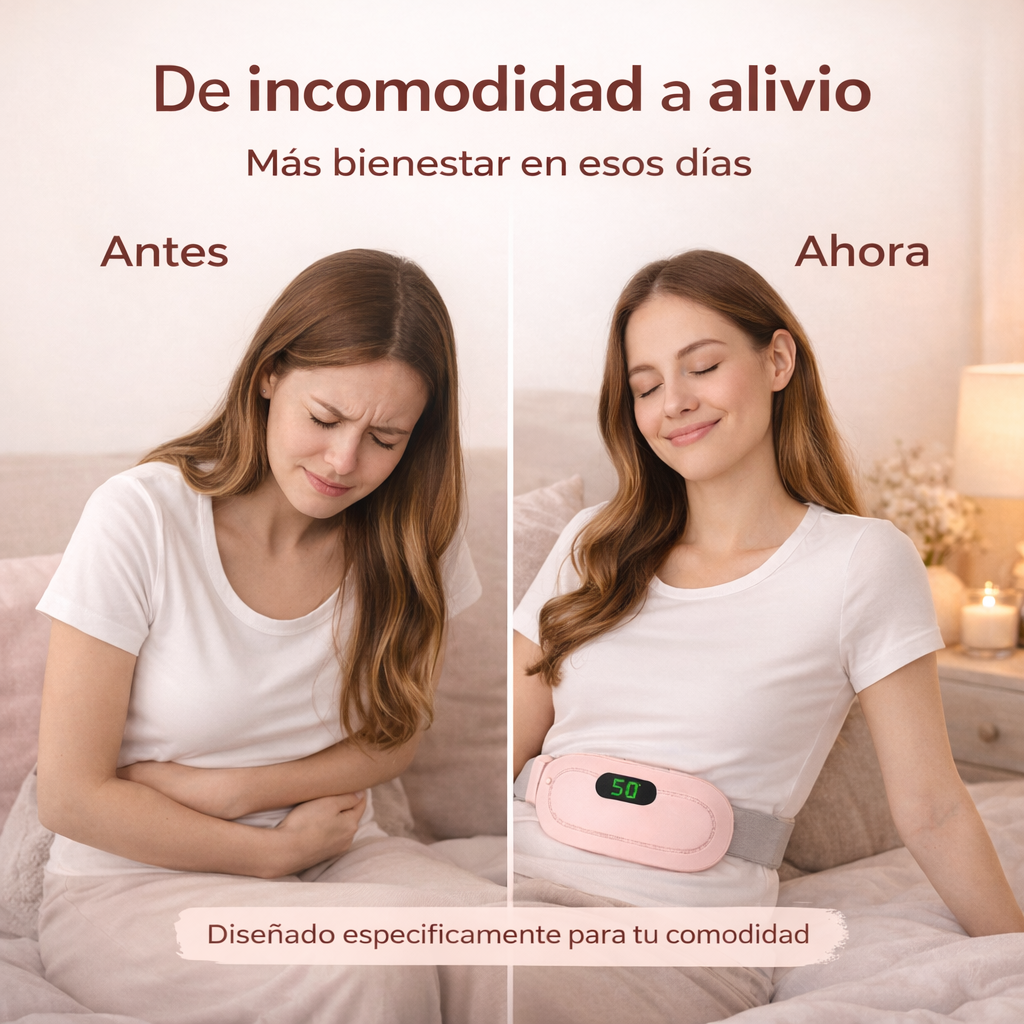 CalorFemme™ Cinturón Térmico con Masaje