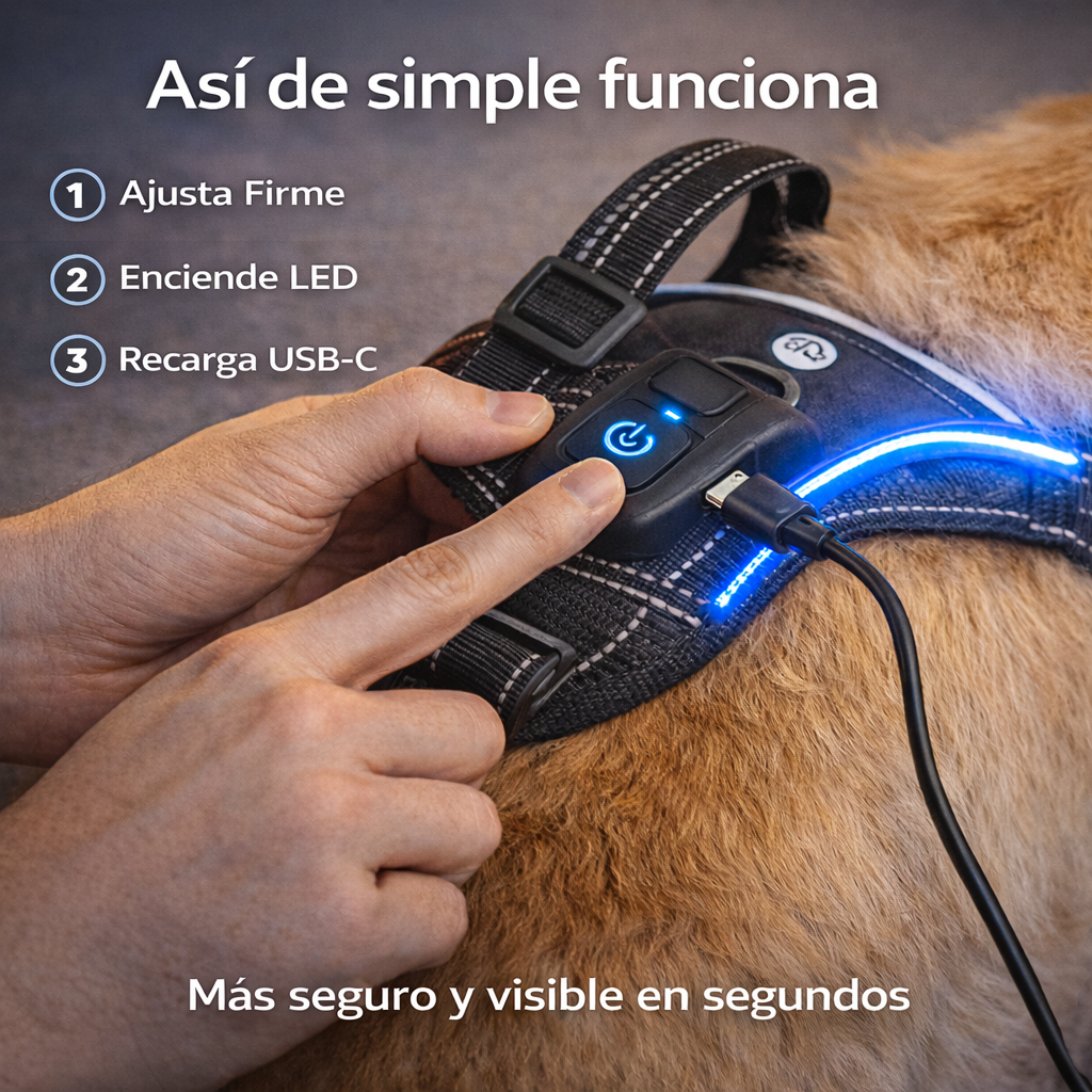 Centinela 360™ Arnés LED Antitirón