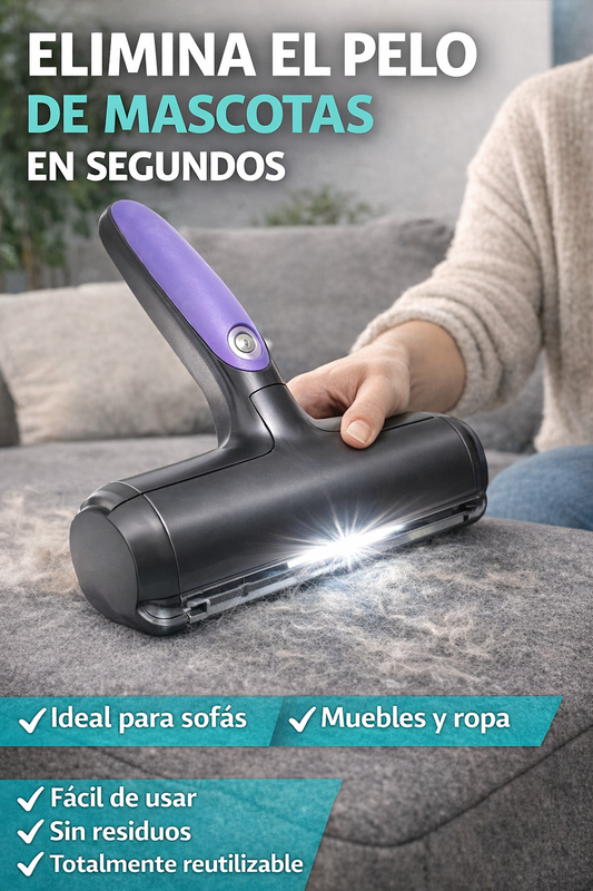 Cepillo Eléctrico Removedor de Pelos para Perros y Gatos