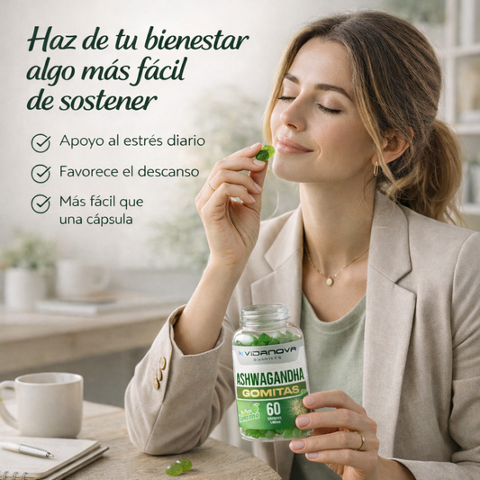 Ashwagandha en Gomitas sabor manzana