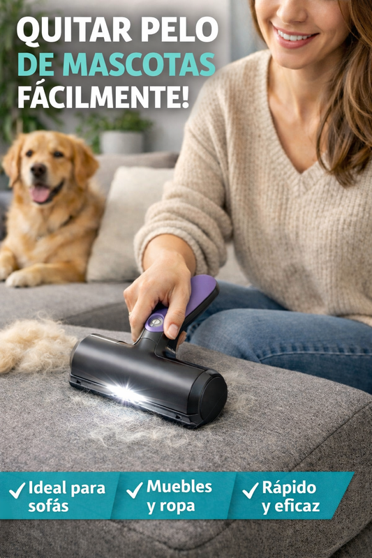 Cepillo Eléctrico Removedor de Pelos para Perros y Gatos